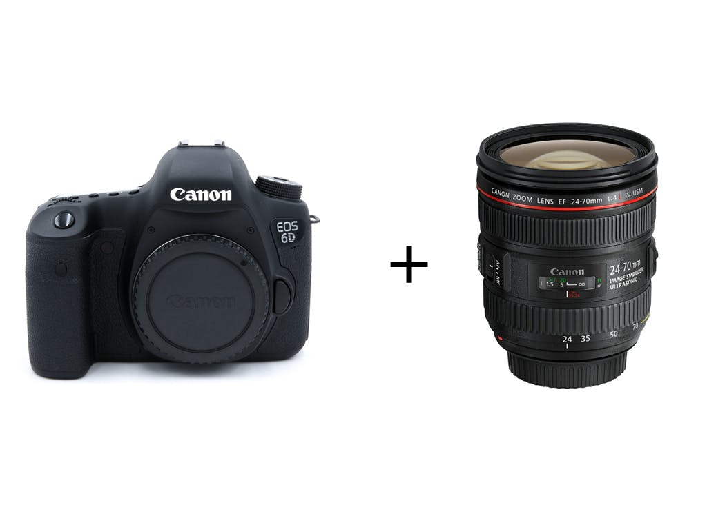 Canon フルサイズ一眼デビュー万能撮影セット EOS 6D + 24-70mm F4