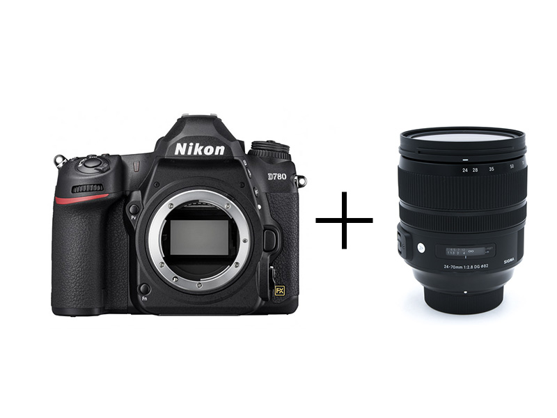 Nikon 最新フルサイズ一眼レフ＆シャープな描写の標準ズームレンズセット D780 + 24-70mm F2.8 DG OS HSM [ニコン用]