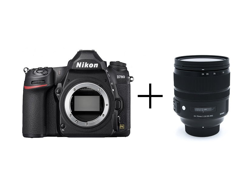 Nikon 最新フルサイズ一眼レフ＆シャープな描写の標準ズームレンズセット D780 + 24-70mm F2.8 DG OS HSM [ニコン用]