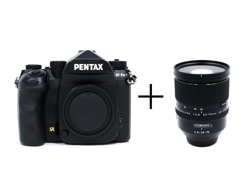 PENTAX 最新フルサイズ一眼レフ＆大口径標準ズームレンズセット K-1 Mark II + FA 24-70mmF2.8ED SDM WR