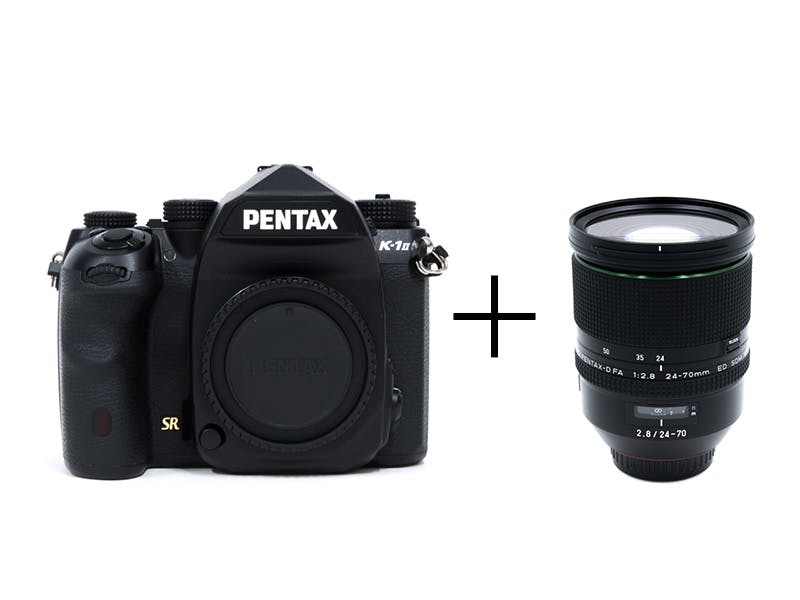 PENTAX 最新フルサイズ一眼レフ＆大口径標準ズームレンズセット K-1 Mark II + FA 24-70mmF2.8ED SDM WR