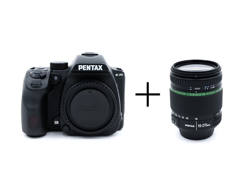 PENTAX チャンスに強い高倍率ズームレンズセット K-70 + DA 18-270mmF3.5-6.3