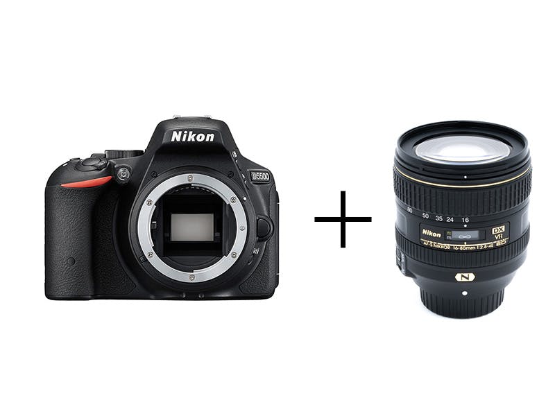 Nikon 軽量一眼レフ手ブレ補正搭載標準ズームレンズセット D5500 + AF-S DX NIKKOR 16-80mm f/2.8-4E ED VR