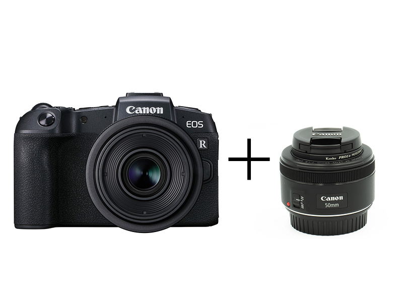 Canon EOS RP レンズ2本＆マウントアダプターセット EOS RP RF35 MACRO IS STM マウントアダプターキット + EF50mm F1.8 STM