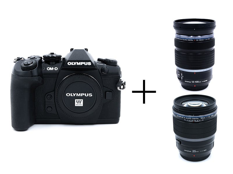 OLYMPUS フラッグシップボディ＆ズームと単焦点よくばりセット OM-D E-M1 Mark II + 12-100mm F4.0 IS PRO + 25mm F1.2 PRO