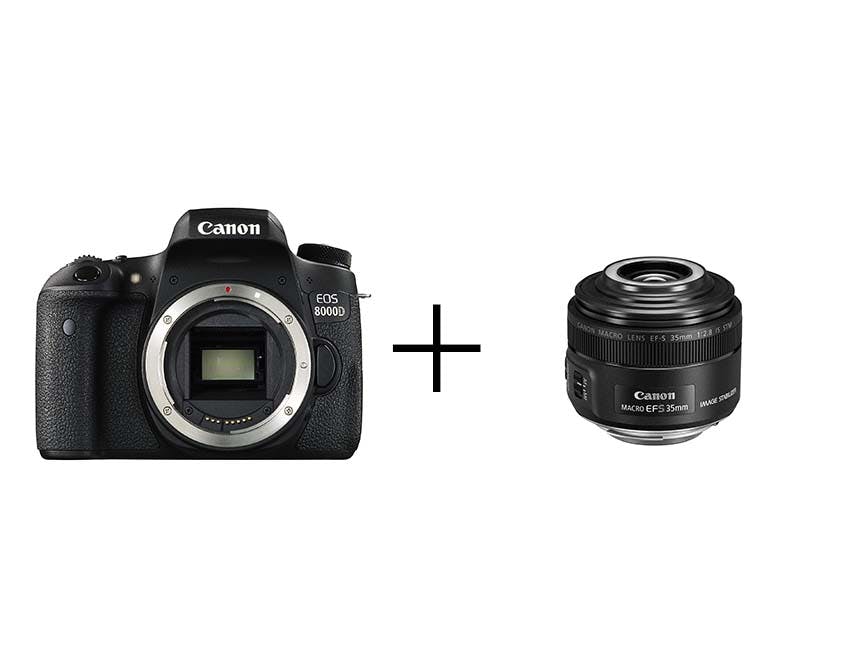 Canon マクロ撮影入門セット EOS 8000D + EF-S35mm F2.8 マクロ IS STM