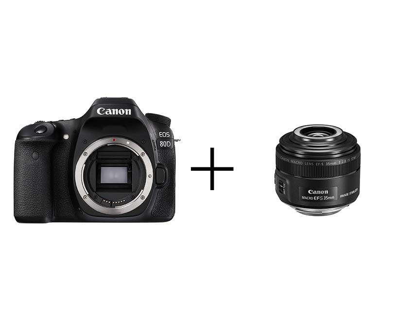 Canon マクロ撮影入門セット EOS 80D + EF-S35mm F2.8 マクロ IS STM