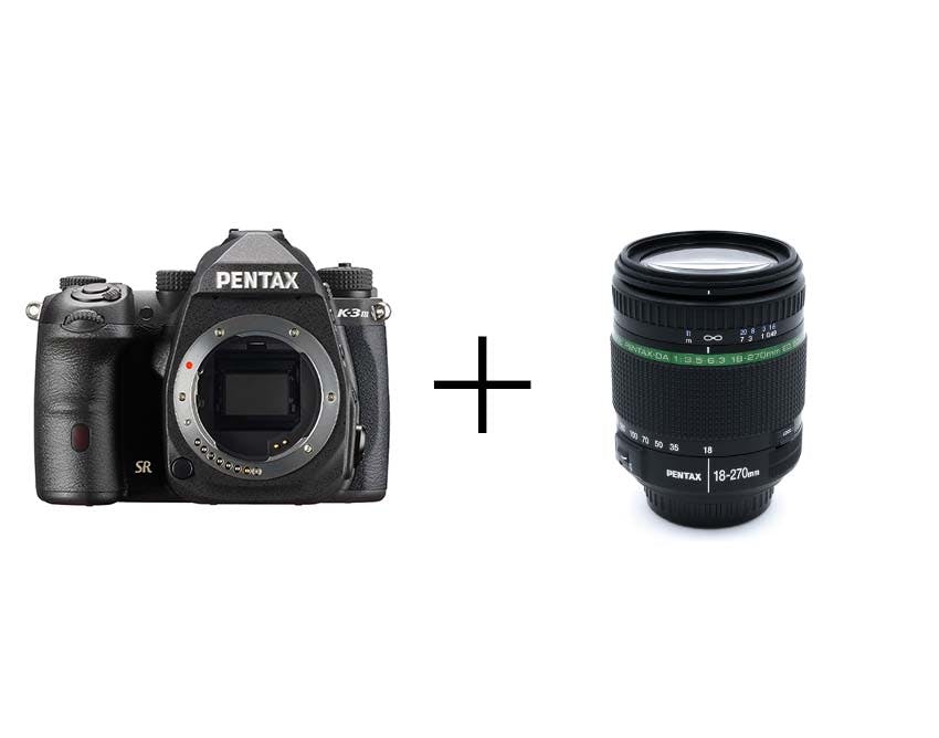 PENTAX APS-Cフラッグシップ&チャンスに強い高倍率ズームセット K-3 Mark III ボディ [ブラック] + smc PENTAX-DA 18-270mmF3.5-6.3ED SDM