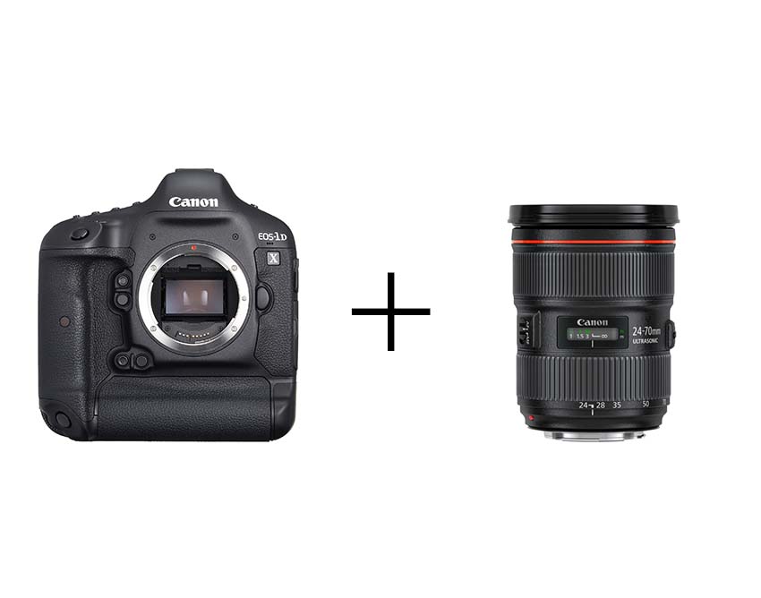 Canon フラッグシップ一眼レフ&大口径標準ズームセット EOS-1D X + EF24-70mm F2.8L II USM