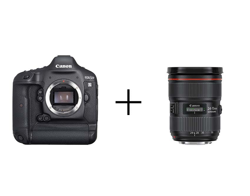 Canon フラッグシップ一眼レフ&大口径標準ズームセット EOS-1D X + EF24-70mm F2.8L II USM