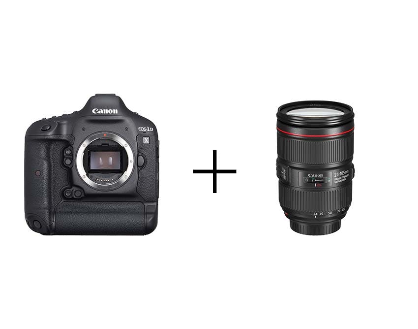 Canon フラッグシップ一眼レフ&万能ズームセット EOS-1D X + EF24-105mm F4L IS II USM