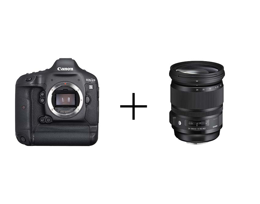 Canon フラッグシップ一眼レフ&SIGMA万能ズームセット EOS-1D X + 24-105mm F4 DG OS HSM [キヤノン用]