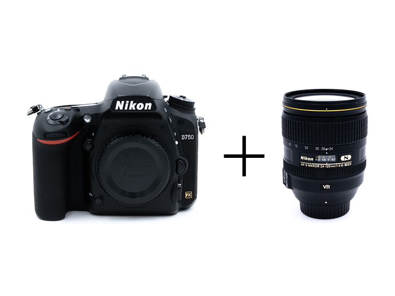 Nikon 軽快フルサイズ一眼レフ＆万能ズームセット　D750 + AF-S NIKKOR 24-120mm f/4G ED VR
