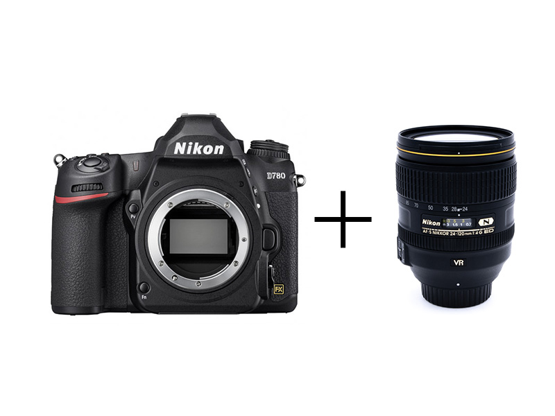 Nikon 万能フルサイズ一眼レフ＆万能ズームセット　D780 + AF-S NIKKOR 24-120mm f/4G ED VR