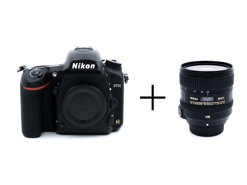 Nikon 軽快フルサイズ一眼レフ＆軽量標準ズームセット　D750 + AF-S NIKKOR 24-85mm f/3.5-4.5G ED VR