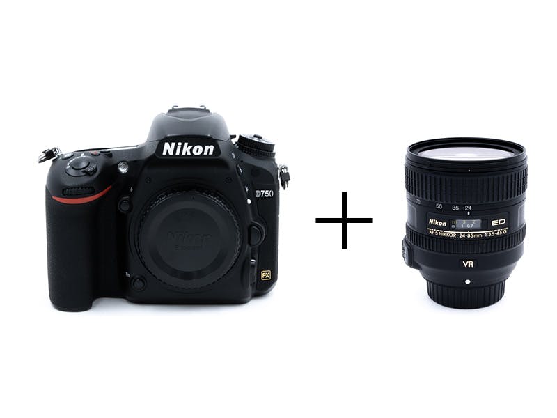 Nikon 軽快フルサイズ一眼レフ＆軽量標準ズームセット　D750 + AF-S NIKKOR 24-85mm f/3.5-4.5G ED VR