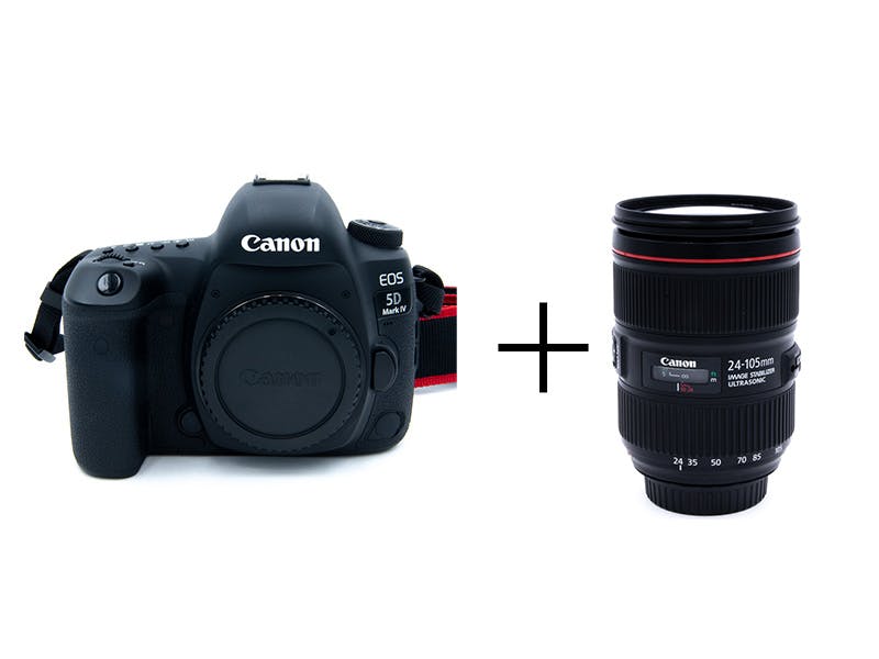 Canon 万能フルサイズ一眼レフ＆万能ズームセット　EOS 5D Mark IV + EF24-105mm F4L IS II USM