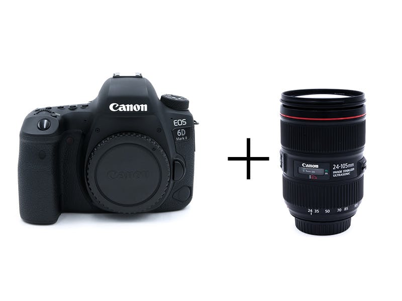 Canon 軽快フルサイズ一眼レフ＆万能ズームセット　EOS 6D Mark II + EF24-105mm F4L IS II USM