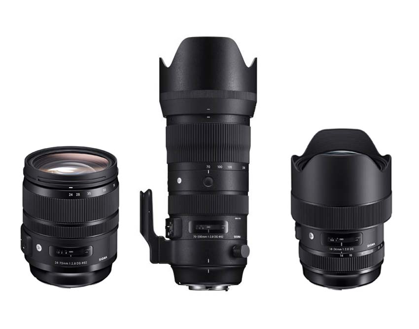 【本気セット】SIGMA F2.8通しズームレンズコンプリートセット (ニコンFマウント)