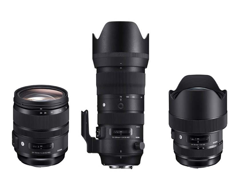 【本気セット】SIGMA F2.8通しズームレンズコンプリートセット (ニコンFマウント)