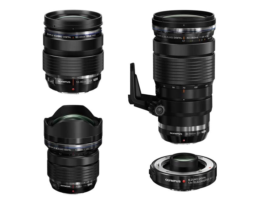 【本気セット】OLYMPUS F2.8通しPROズームレンズコンプリートセット (マイクロフォーサーズ)