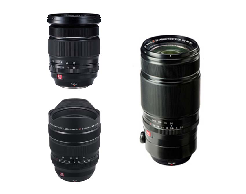 【本気セット】FUJIFILM F2.8通しズームレンズコンプリートセット (Xマウント)