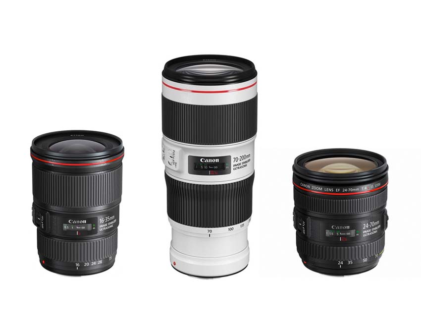 【本気セット】Canon F4通しズームレンズコンプリートセット (キヤノンEFマウント)