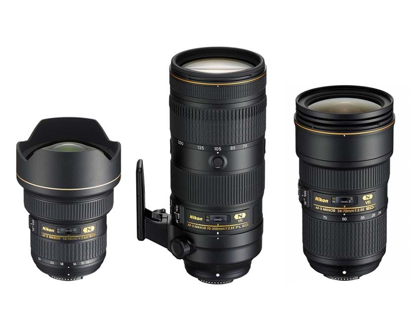 【本気セット】Nikon F2.8通しズームレンズコンプリートセット (ニコンFマウント)