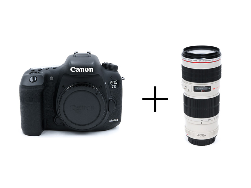 Canon 高速連写一眼レフ＆スポーツ向け望遠ズームセット　EOS 7D Mark II + EF70-200mm F4L USM