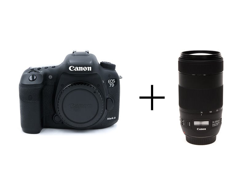 Canon 高速連写一眼レフ＆軽量望遠ズームセット　EOS 7D Mark II + EF70-300mm F4-5.6 IS II USM
