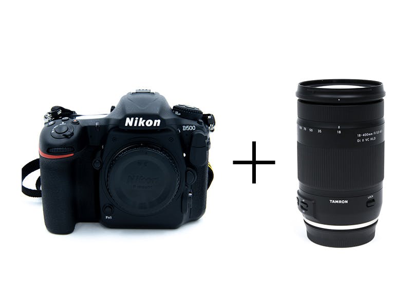 Nikon 高速連写一眼レフ＆高倍率ズームセット　D500 + 18-400mm F/3.5-6.3