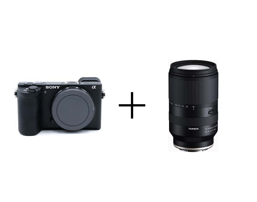 SONY 手ブレ補正対応ミラーレス&TAMRON高倍率ズームセット α6500 ボディ + 18-300mm F/3.5-6.3 Di III-A VC VXD