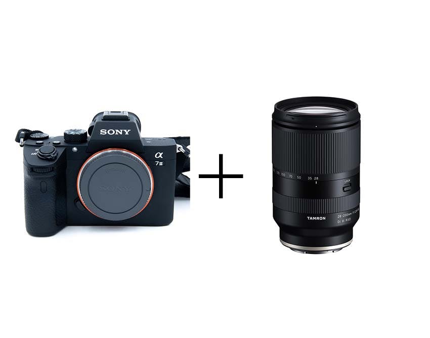 SONY 大人気フルサイズミラーレス＆TAMRON高倍率ズームレンズセット α7 III + 28-200mm F/2.8-5.6 Di III RXD