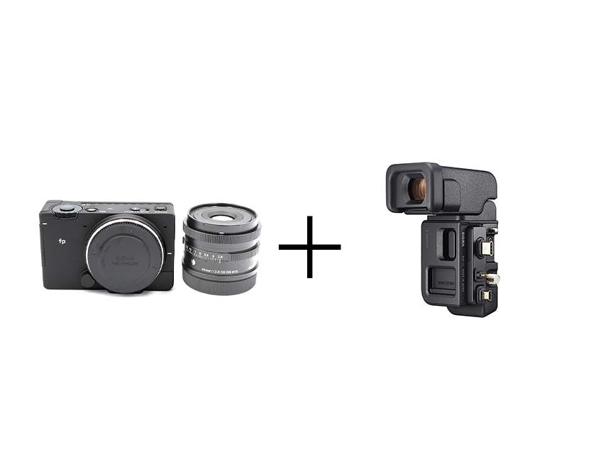 SIGMA fp 45mm F2.8 DG DN + EVF-11 セット