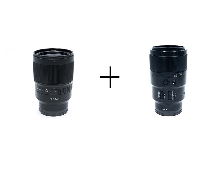 SONY ボケる単焦点レンズ2本セット(Eマウント) 35mm F1.4 + 90mm F2.8