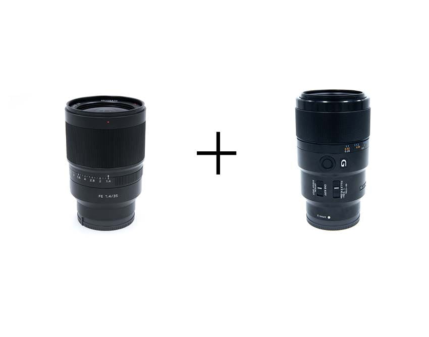SONY ボケる単焦点レンズ2本セット(Eマウント) 35mm F1.4 + 90mm F2.8