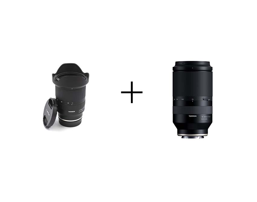 TAMRON 広角 & 望遠 便利なF2.8通しズームレンズ2本セット(Eマウント) 17-28mm + 70-180mm