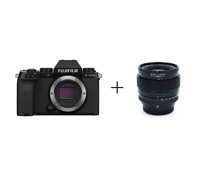 FUJIFILM 夜のスナップでも活躍する X-S10 & F1.4単焦点レンズセット X-S10 + 23mm F1.4