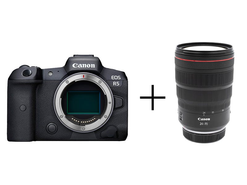 Canon 本気のフルサイズ＆純正大口径標準ズームセット EOS R5 + RF24-70mm F2.8 L IS USM