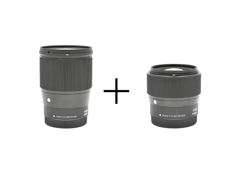 Canon 小型軽量単焦点レンズセット 標準30mm F1.4 + 中望遠56mm F1.4 [EOS M & EOS Kiss M シリーズ対応 キヤノンMマウント]