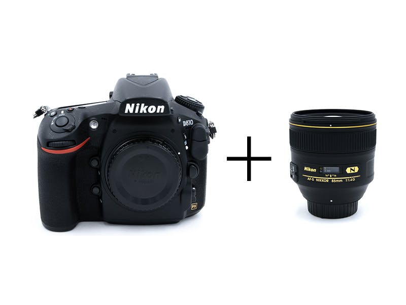 Nikon フラッグシップフルサイズ×単焦点ポートレート撮影セット D810 + 85mm F1.4