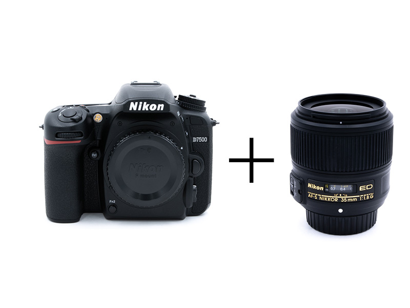 Nikon 最新モデル一眼レフ×単焦点スナップ撮影デビューキット D7500 + 35mm f1.8