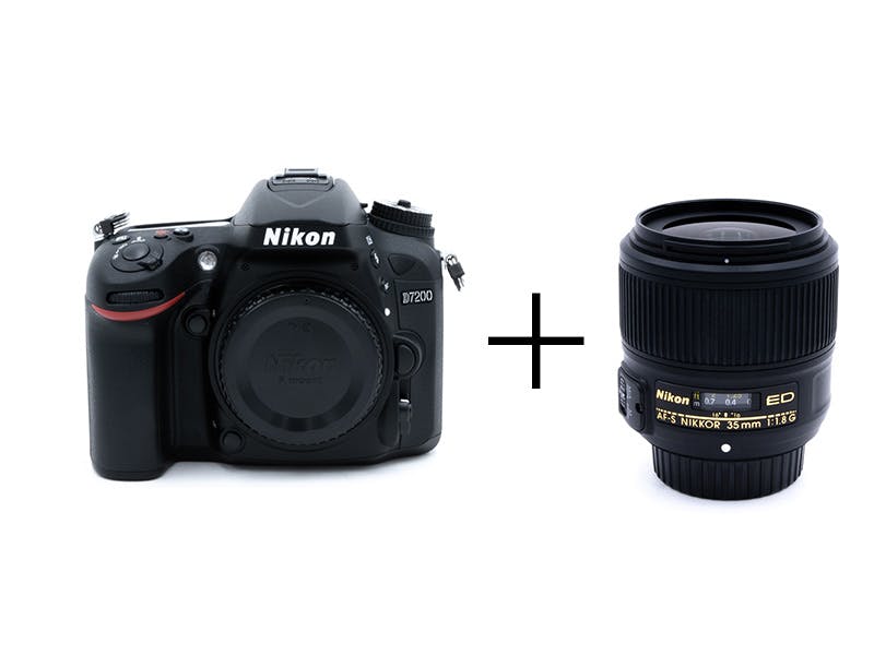 Nikon 本格一眼レフ×単焦点スナップ撮影デビューキット D7200 + 35mm f1.8