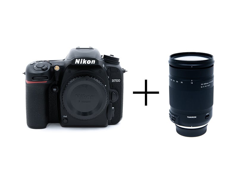 Nikon 高速連写スポーツ撮影向き高倍率ズームセット D7500 + 18-400mm