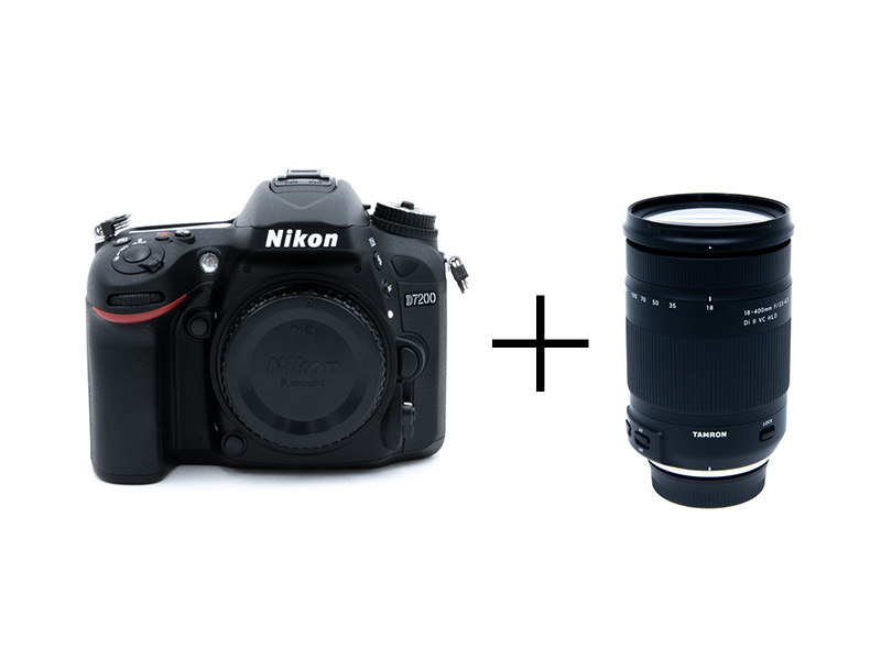 Nikon 長時間バッテリー本格一眼レフ×高倍率ズームセット D7200 + 18-400mm