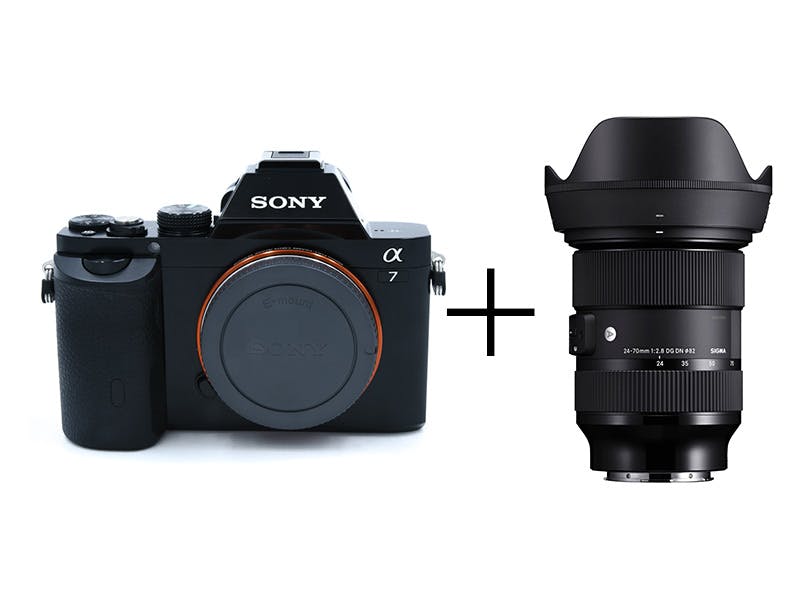 SONY フルサイズミラーレス×明るい便利ズームレンズセット α7 + 24-70mm F2.8