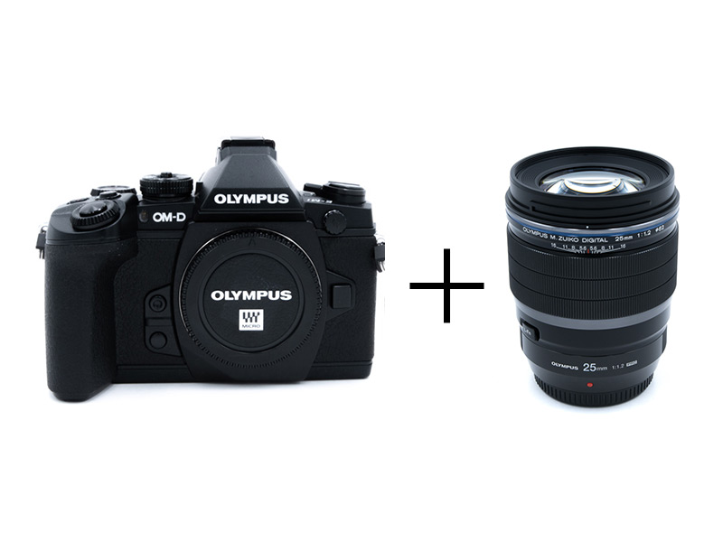 OLYMPUS お子様撮影向き小型軽量＆単焦点レンズセット OM-D E-M1 + 25mm F1.2