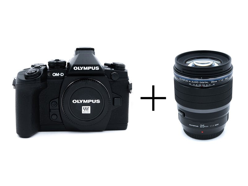 OLYMPUS お子様撮影向き小型軽量＆単焦点レンズセット OM-D E-M1 + 25mm F1.2