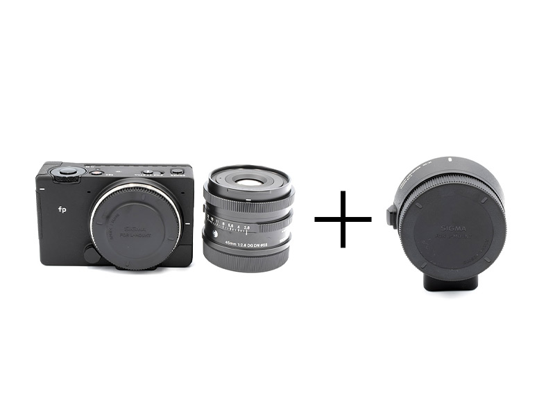 SIGMA WEB会議＆映像制作セット fp 45mm F2.8 + MC-21 CANON EF-Lコンバーター