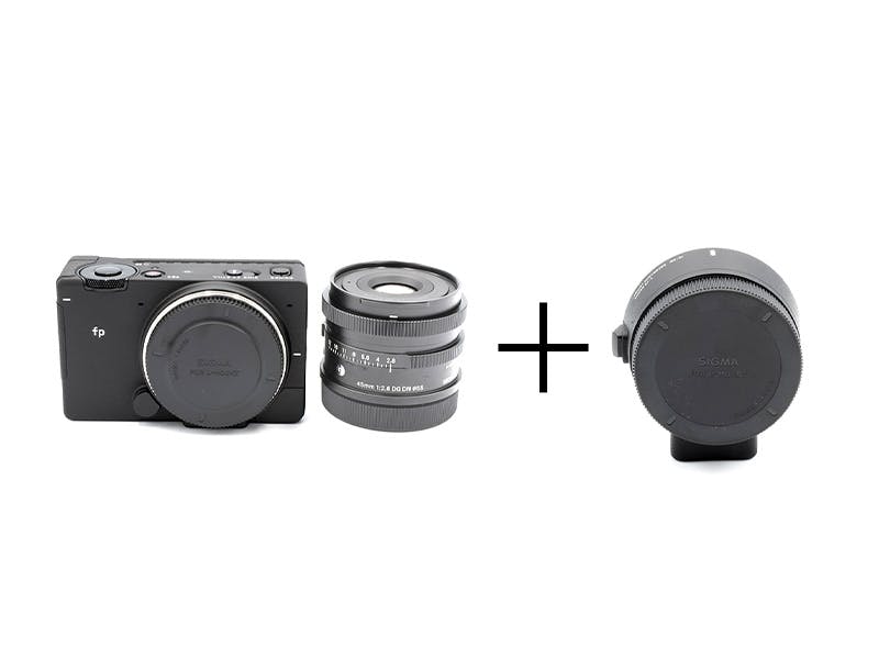 SIGMA WEB会議＆映像制作セット fp 45mm F2.8 + MC-21 CANON EF-Lコンバーター